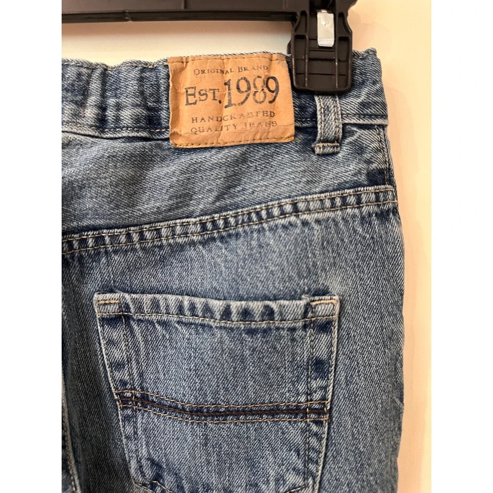 The Children's Place Y2K Boys Bootcut Jeans Size 10 100% Cotton Adjustable Waist